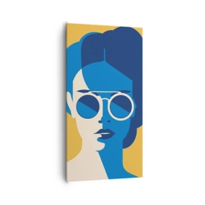 Lærredstryk - Billede på lærred - Ferie-look - 65x120 cm