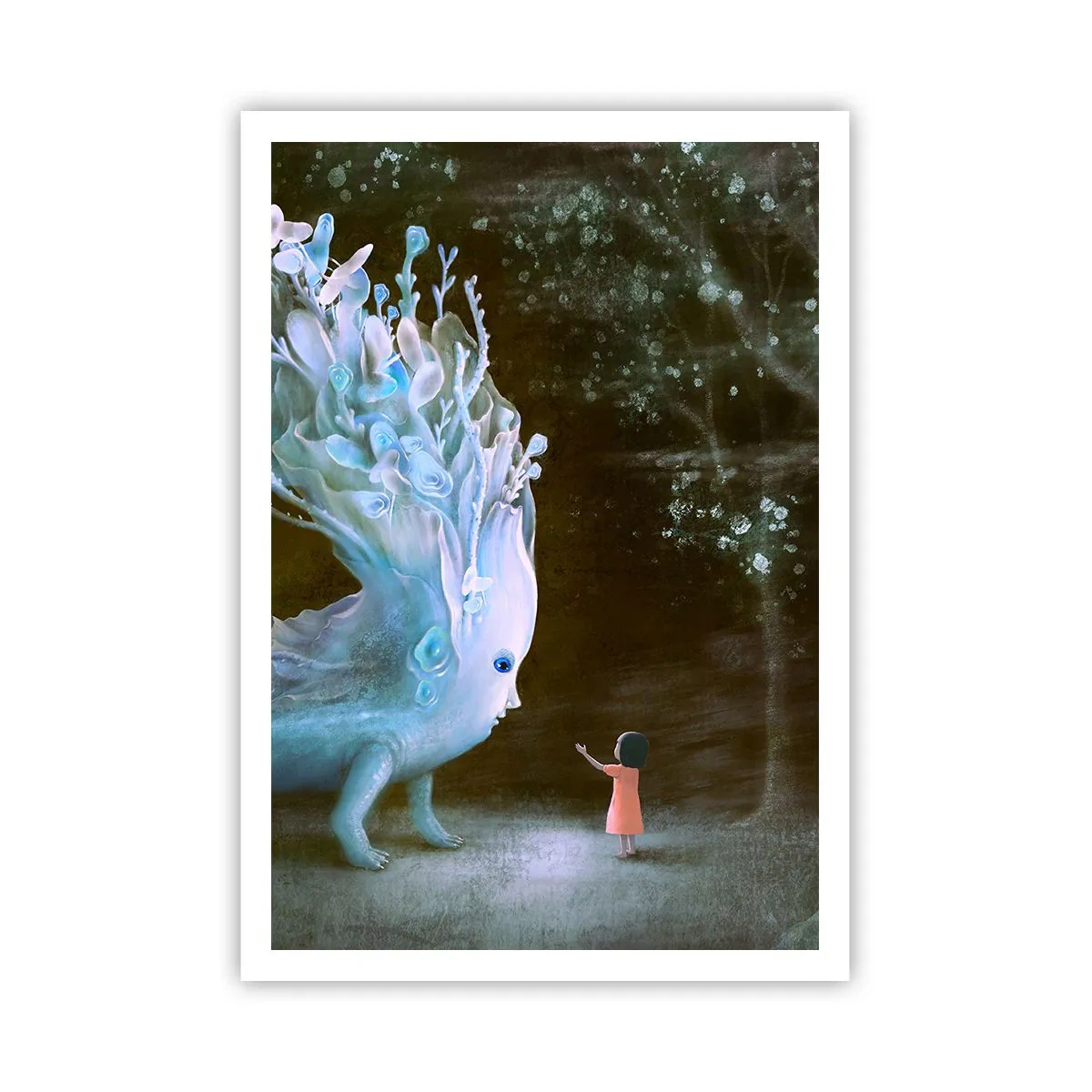 Plakat - Et fantastisk møde - 70x100 cm