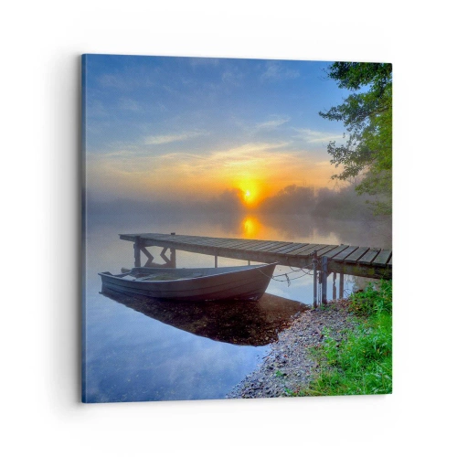 Lærredstryk - Billede på lærred - Hvordan det almindelige bliver til noget magisk - 70x70 cm