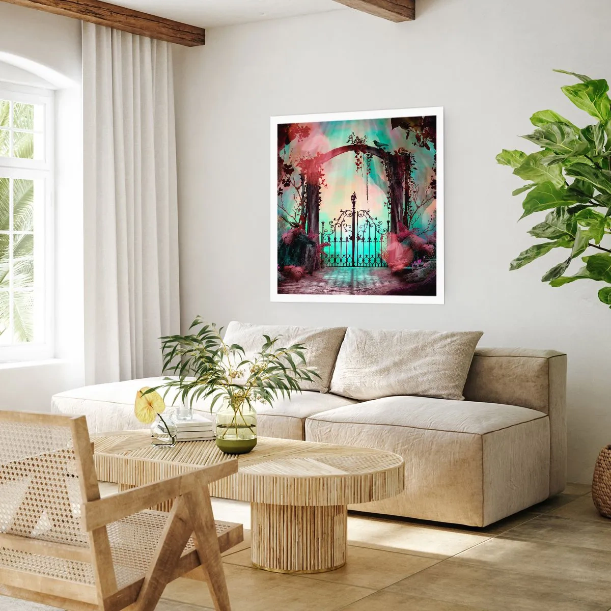 Plakat - Hemmelig have - 30x30 cm