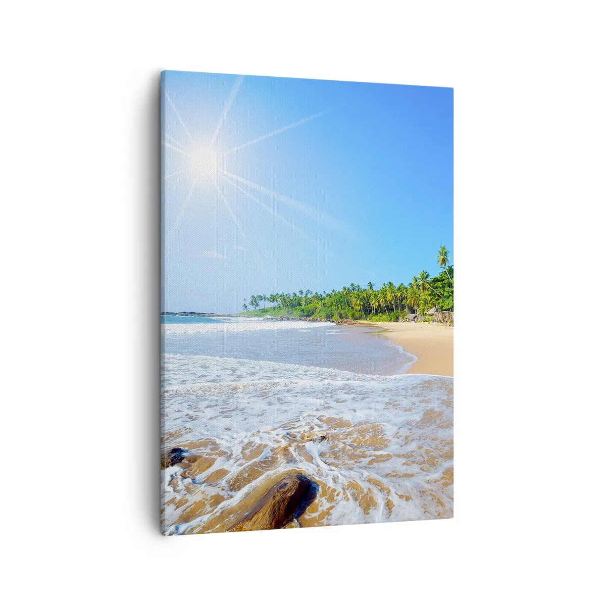 Lærredstryk - Billede på lærred - Et eksotisk sted for dig - 50x70 cm