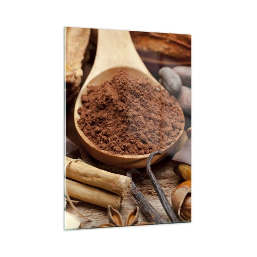 Billede på glas - Bedst mod tristhed - 50x70 cm