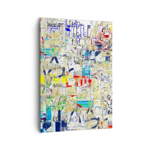 Lærredstryk - Billede på lærred - Simpelthen en fryd for øjet - 50x70 cm