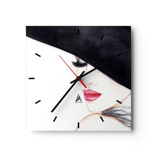 Vægur, Uret - Elegance og sensualitet - 30x30 cm