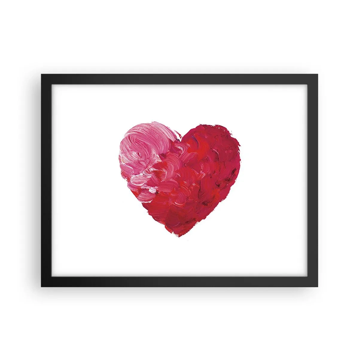 Plakat i sort ramme - All you need is love - 40x30 cm