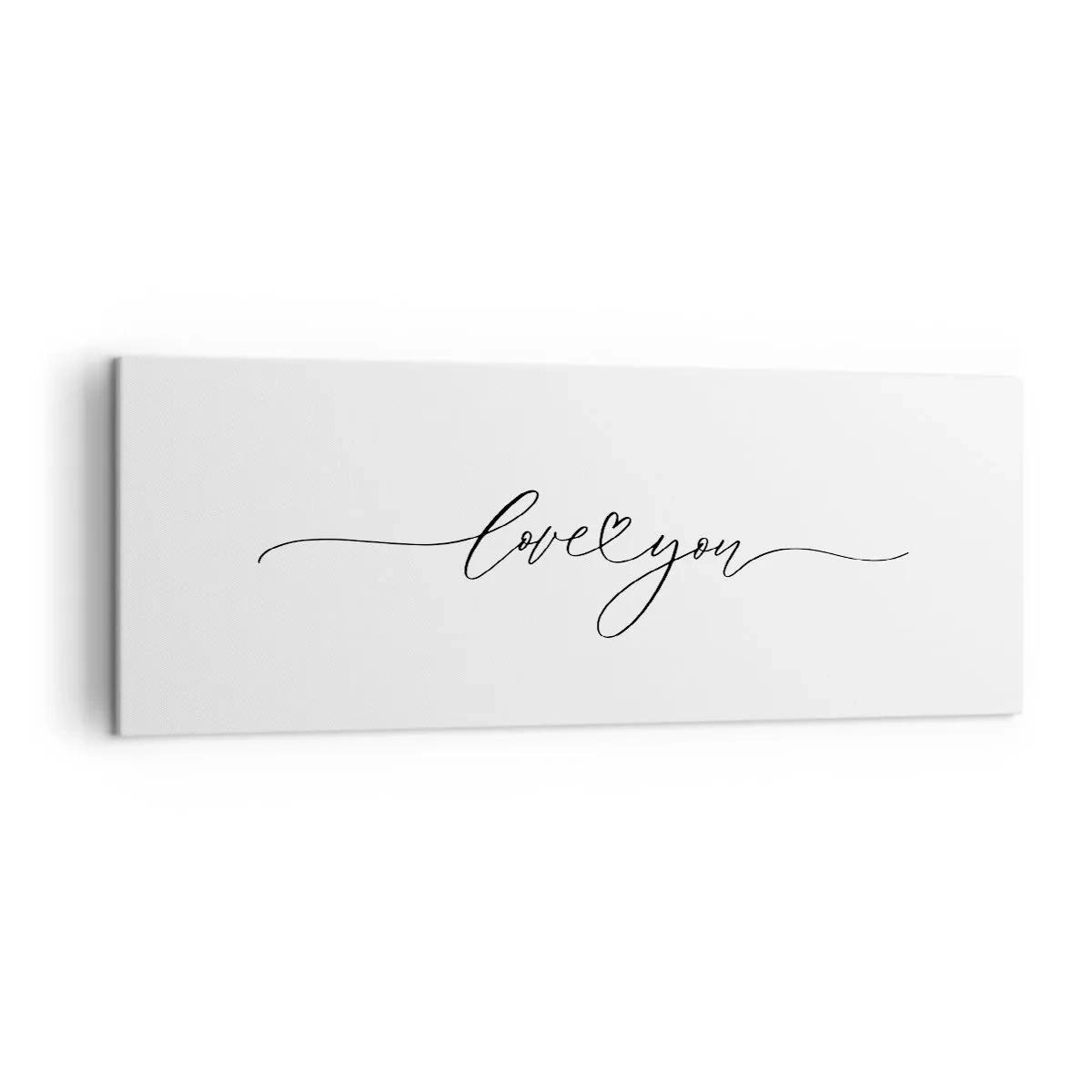 Lærredstryk - Billede på lærred - Sort og hvid - 140x50 cm