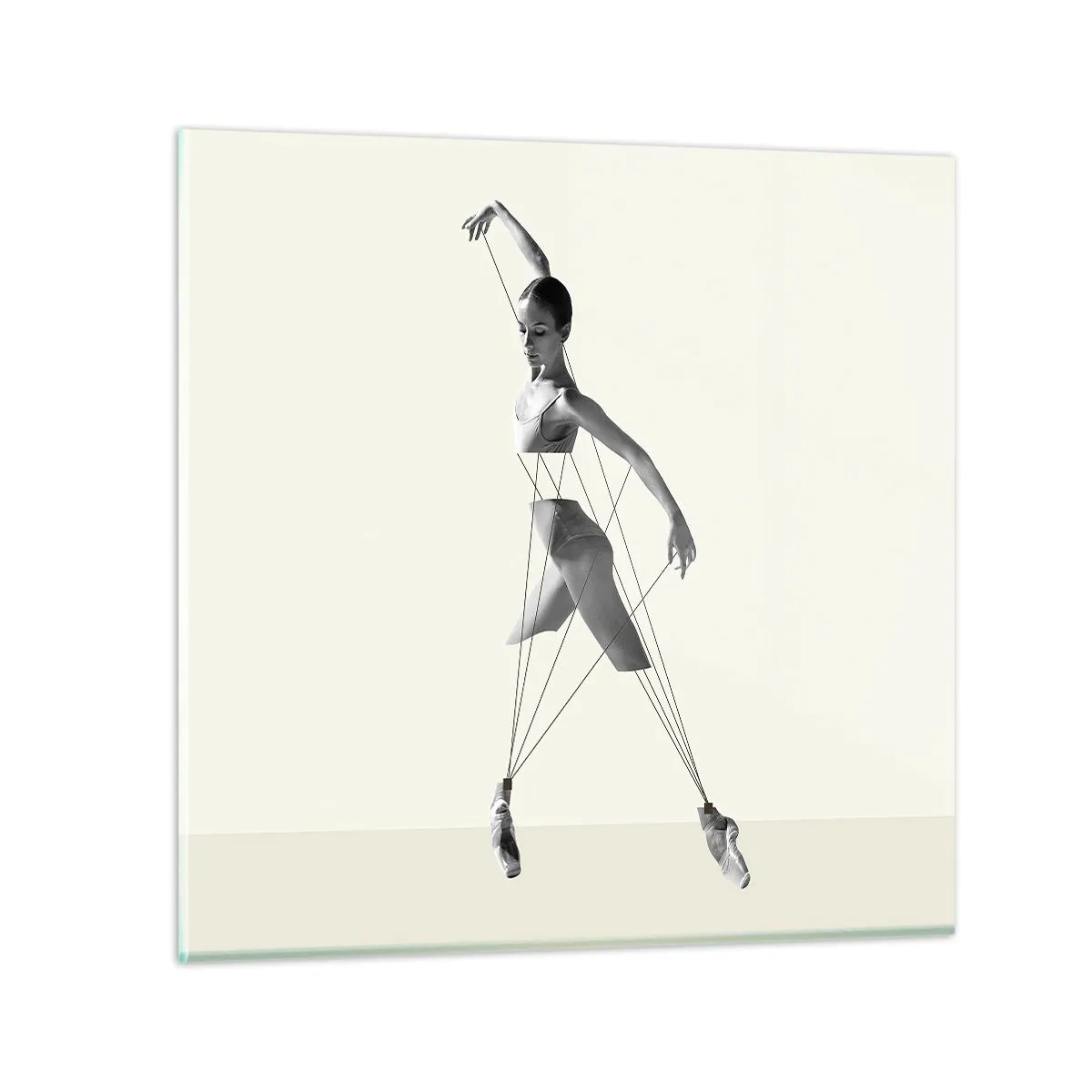 Billede på glas - I verdens teater - 30x30 cm