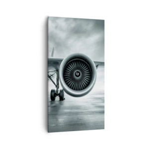 Lærredstryk - Billede på lærred - Der er kraft! - 55x100 cm