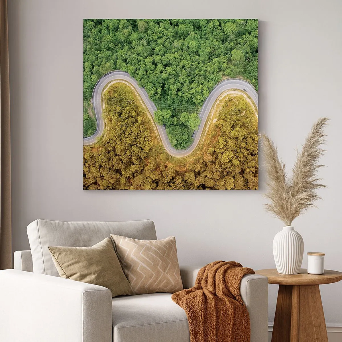 Lærredstryk - Billede på lærred - Grænser og gennembrud - 30x30 cm