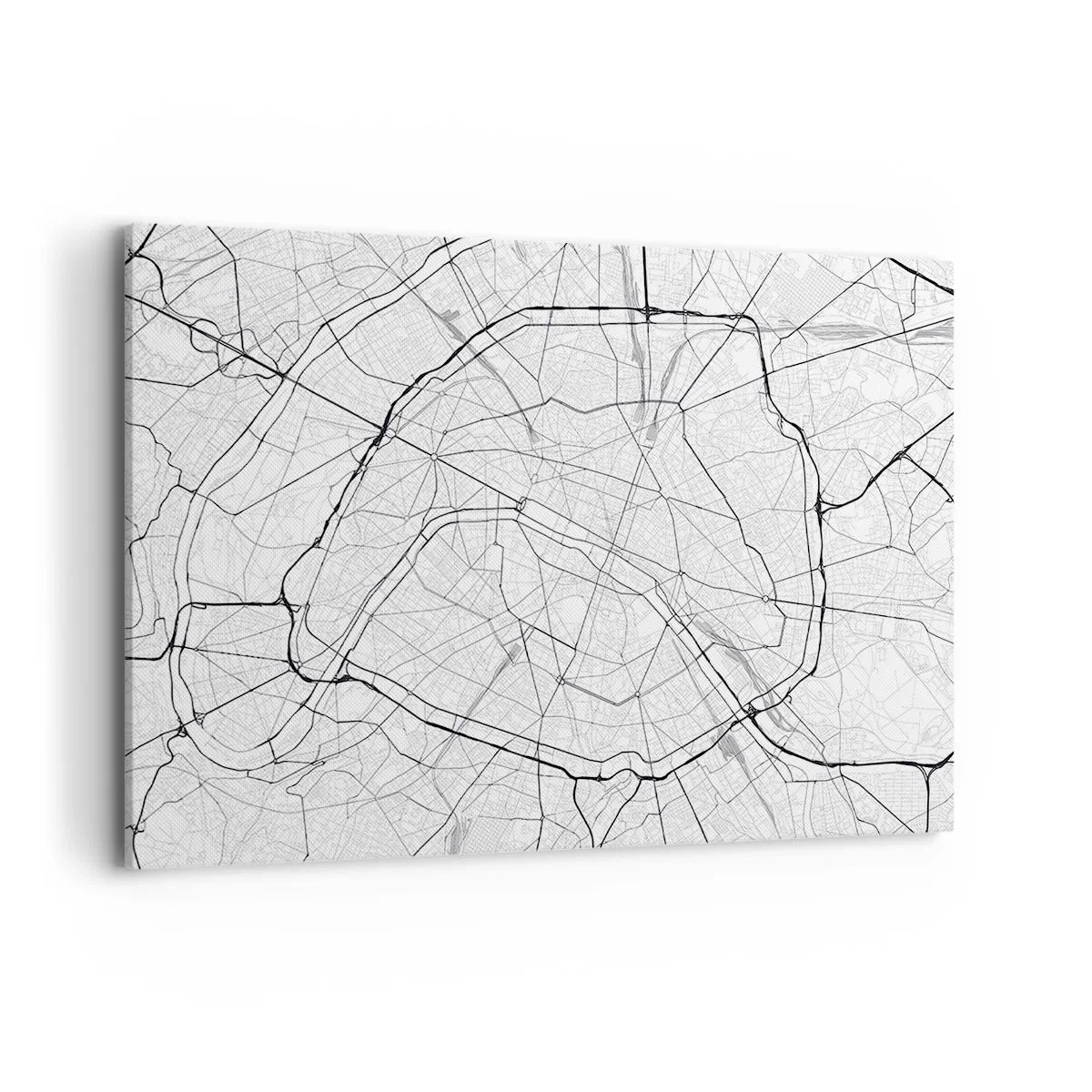 Lærredstryk - Billede på lærred - Paris' blomst - 120x80 cm