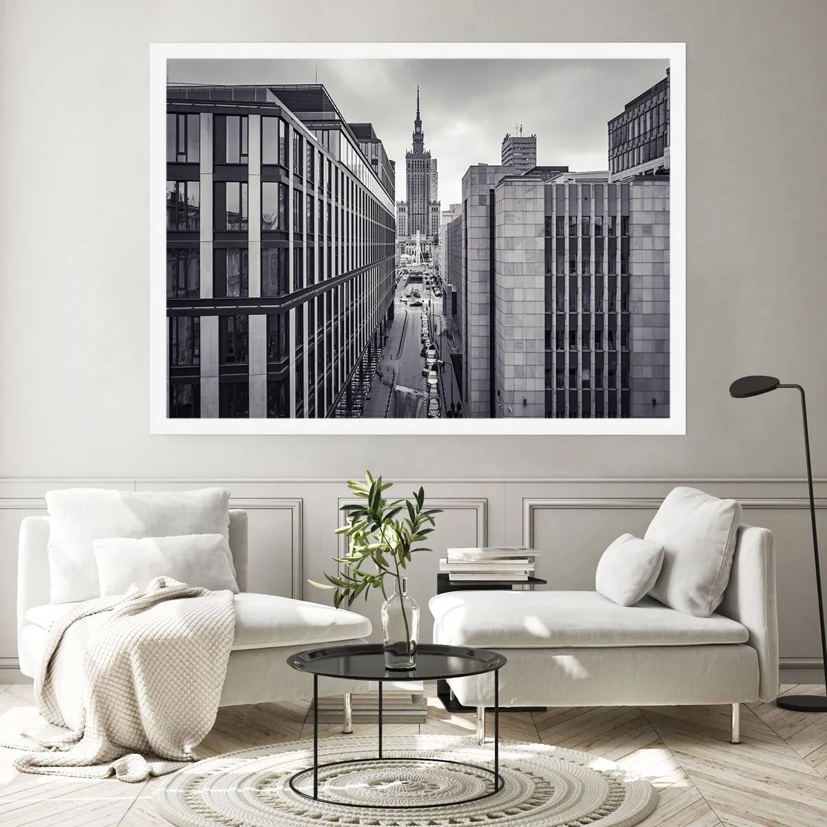 Plakat - Warszawa dalen - 91x61 cm