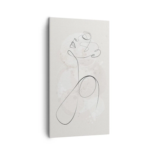 Lærredstryk - Billede på lærred - Spiralen af skønhed - 45x80 cm