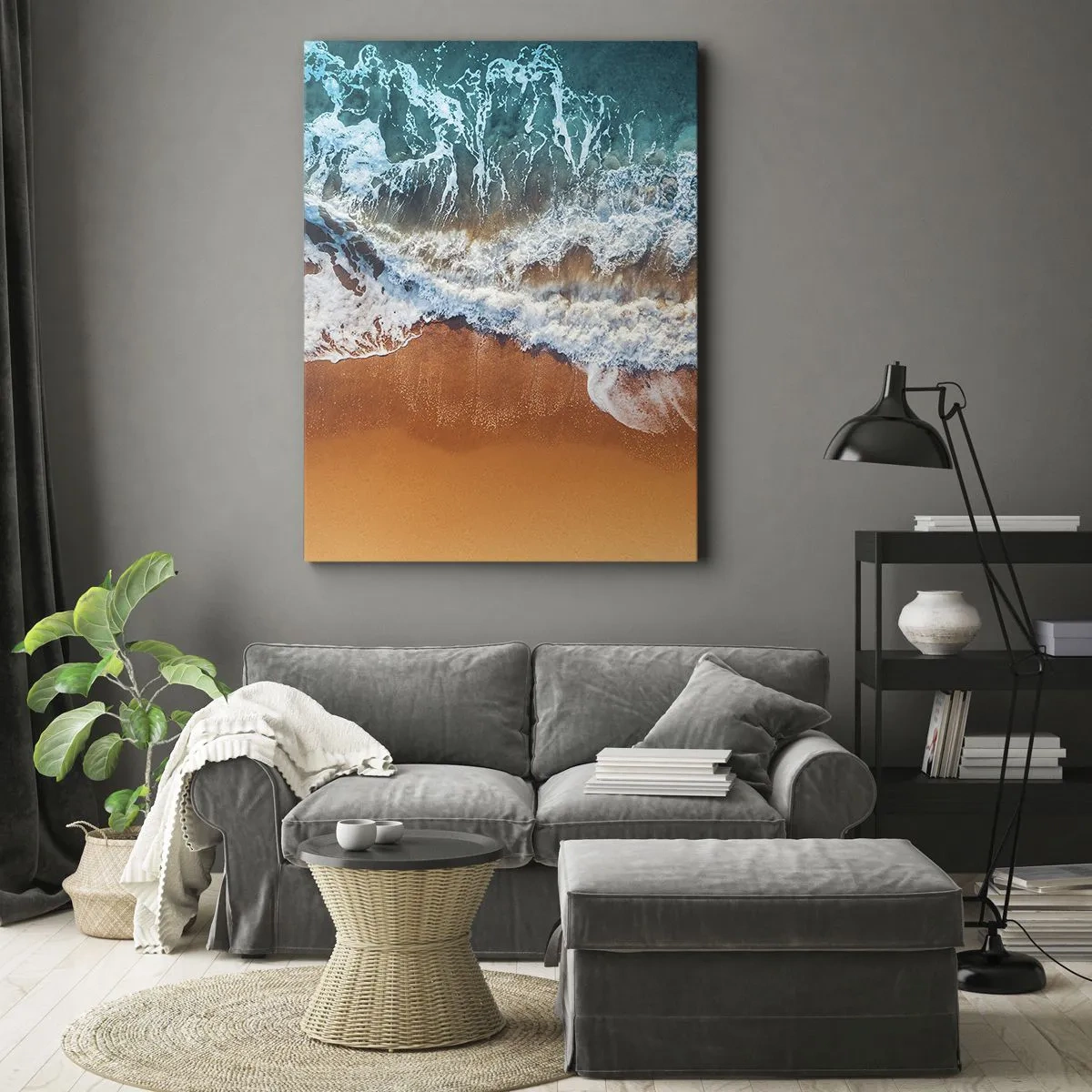 Lærredstryk - Billede på lærred - Altid i tandem - 70x100 cm