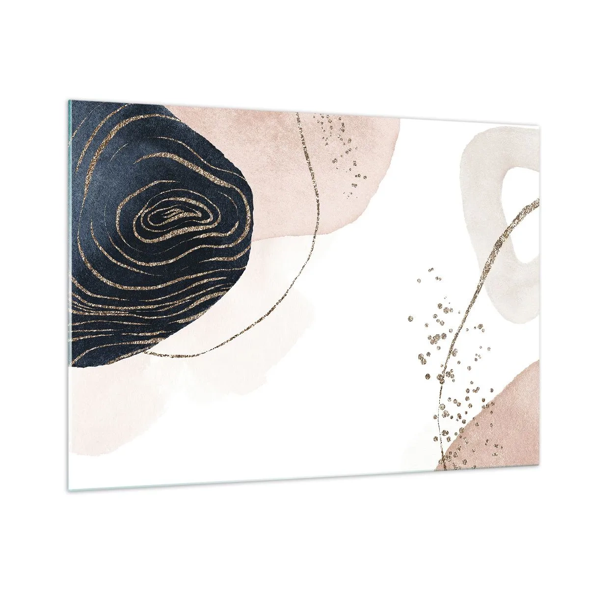 Billede på glas - Alt flyder - 100x70 cm