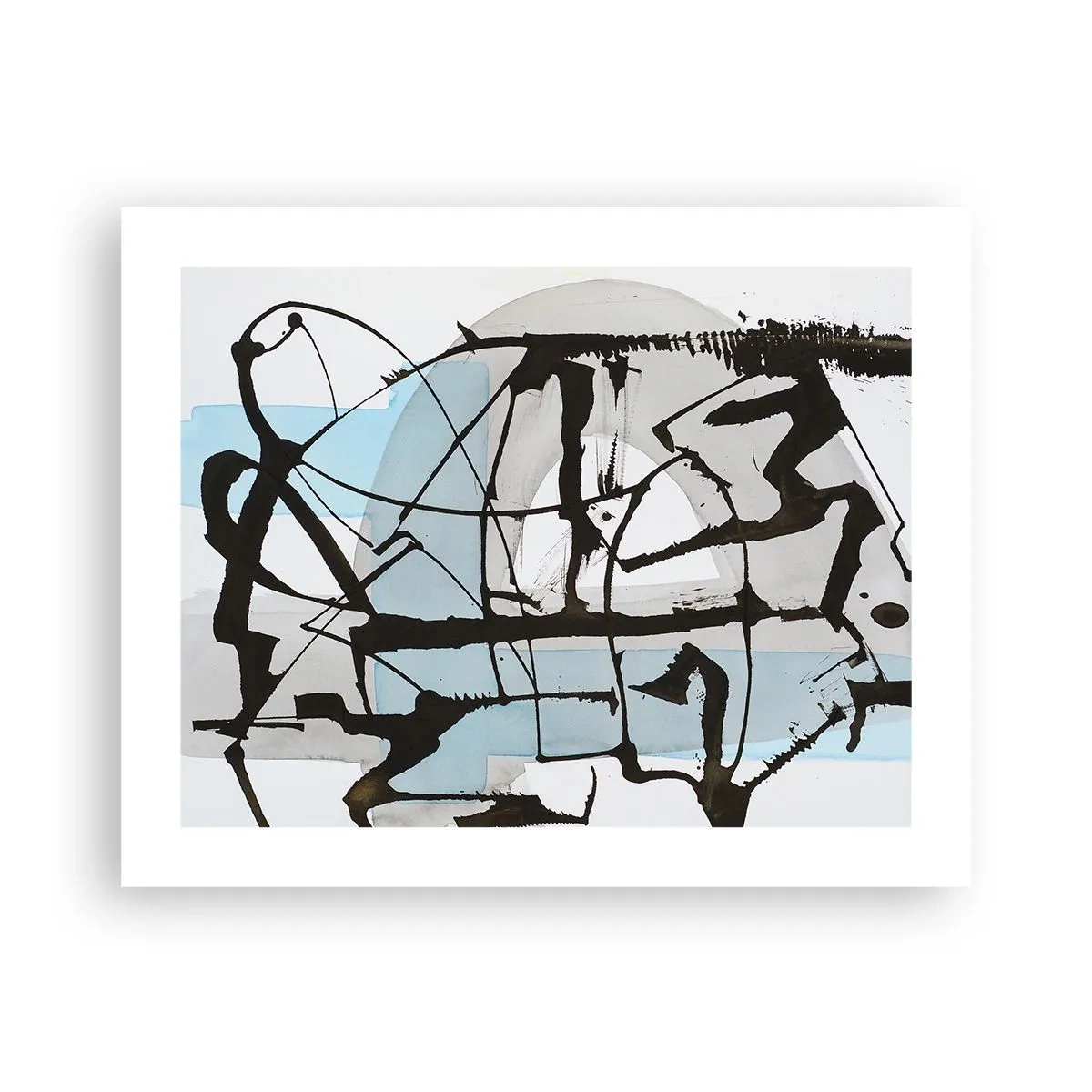 Plakat - Ikke desto mindre blå - 50x40 cm