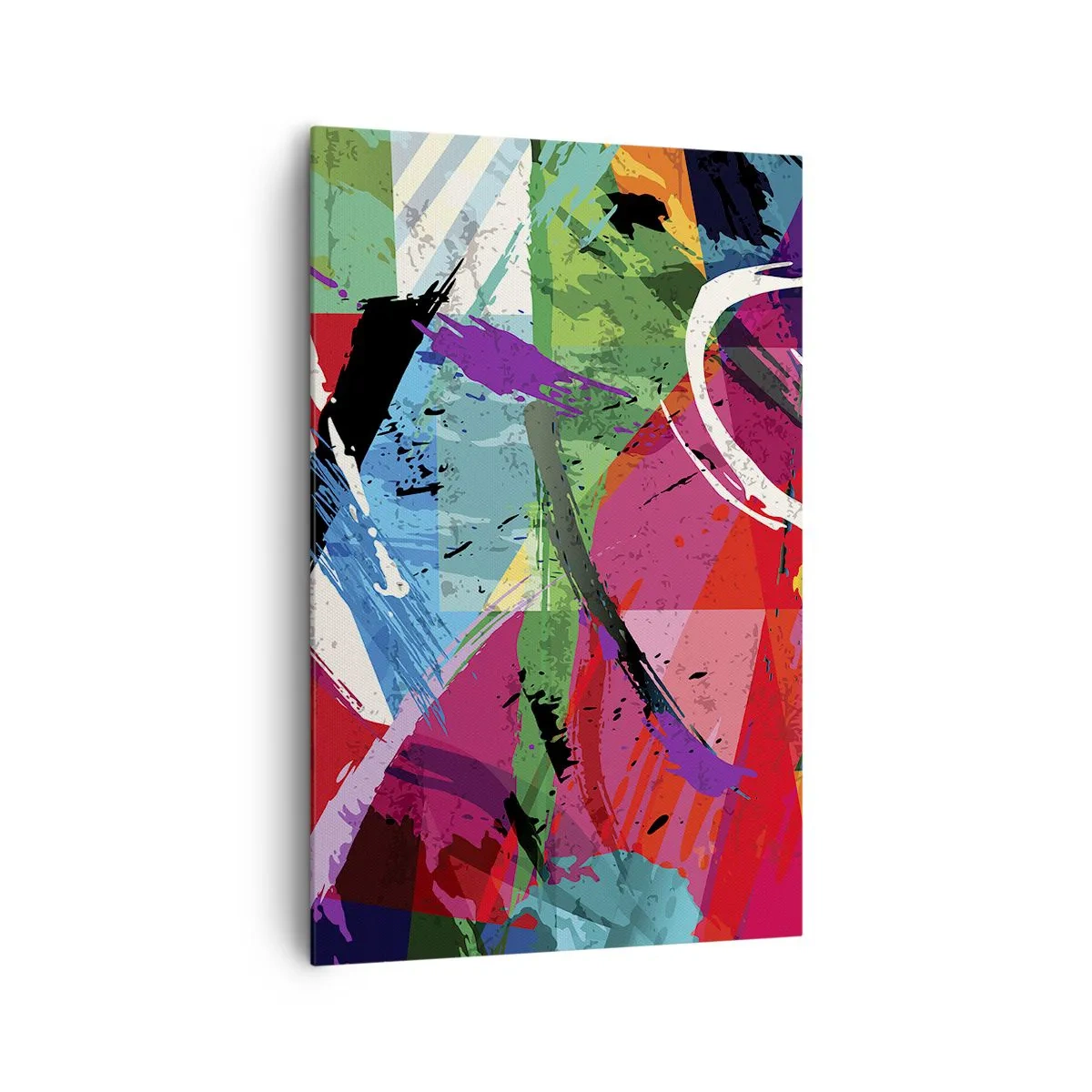 Lærredstryk - Billede på lærred - Hurtig, livlig og hoppende - 80x120 cm