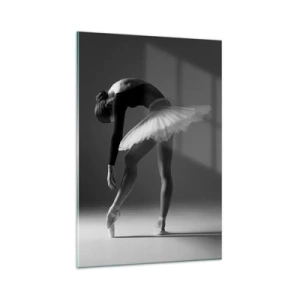 Billede på glas - Bella balerina - 80x120 cm