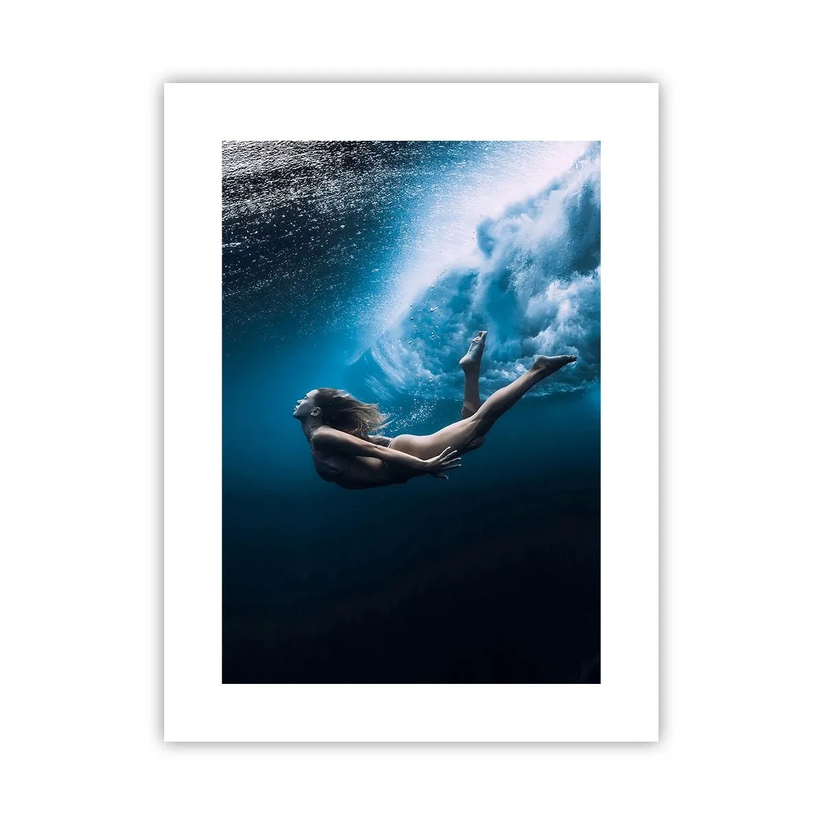 Plakat - Den moderne havfrue - 30x40 cm