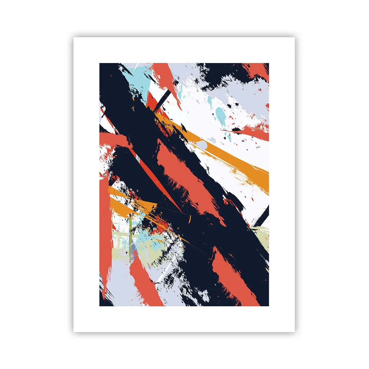 Plakat - Dynamisk sammensætning - 30x40 cm