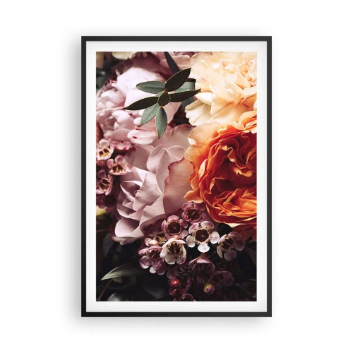 Plakat i sort ramme - Indhyllet i skønhed - 61x91 cm