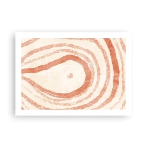 Plakat - Koralcirkler - komposition - 70x50 cm