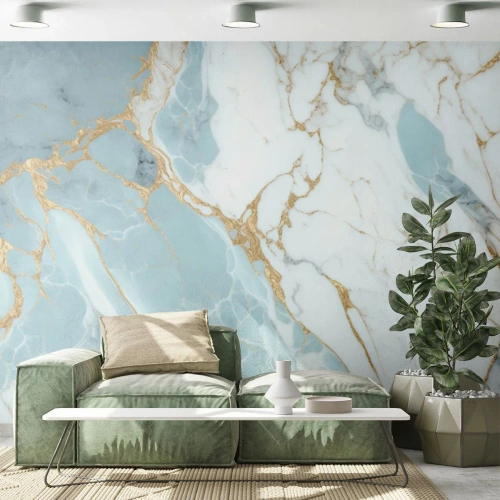 Fototapet Premium Canvas - Rigdom af sten - Art Deco, Glamour, Marmor - 100x70 cm