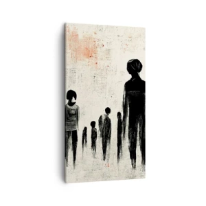 Lærredstryk - Billede på lærred - Mod ensomhed - 45x80 cm