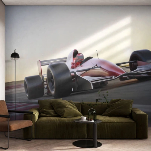 Fototapet Premium Sand - Altid en vinder - Automotive, Racerbil, Sport - 400x280 cm