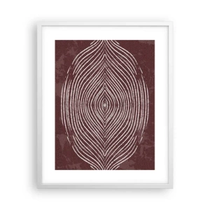 Plakat i hvid ramme - Rummet taler - 40x50 cm