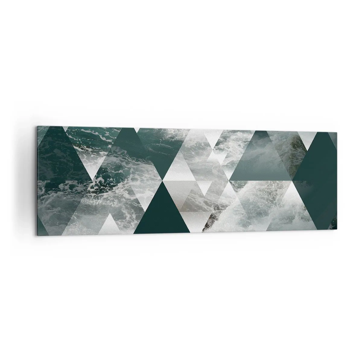 Lærredstryk - Billede på lærred - Et krystalperspektiv - 160x50 cm