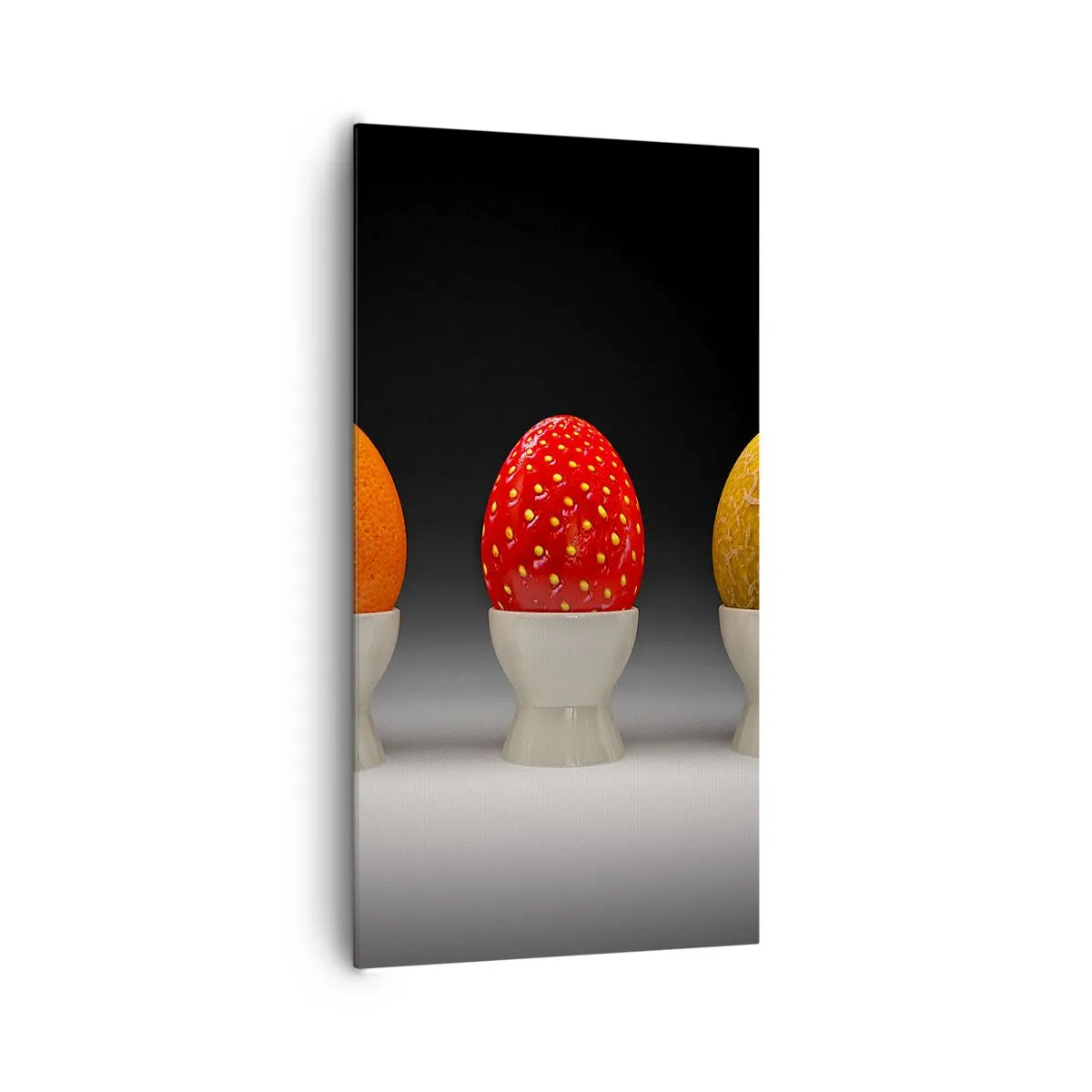 Lærredstryk - Billede på lærred - Frugt morgenmad - 65x120 cm