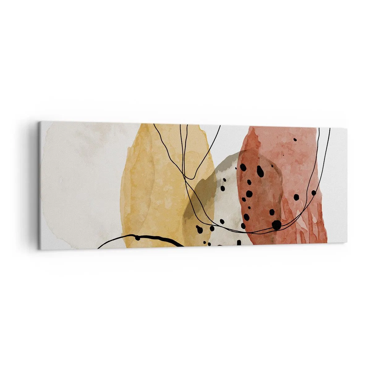 Lærredstryk - Billede på lærred - Som lys, klar luft - 140x50 cm