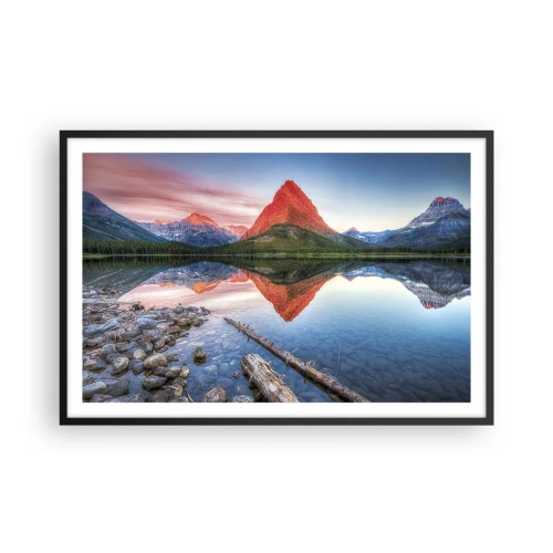 Plakat i sort ramme - Varme og kulde - 91x61 cm