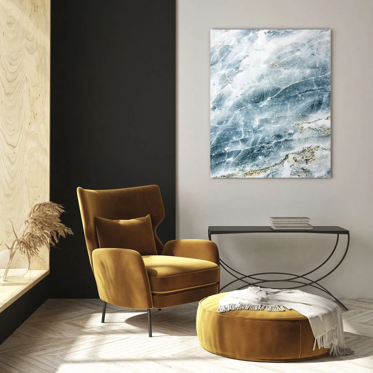 Billede på glas - Isverden - 50x70 cm
