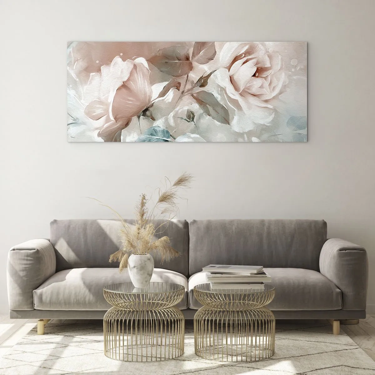 Billede på glas - Den romantiske ånd - 100x40 cm
