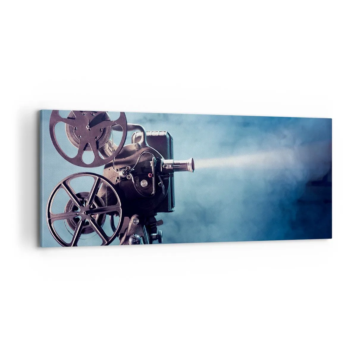 Lærredstryk - Billede på lærred - I en gammel biograf - 100x40 cm