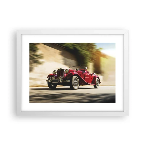 Plakat i hvid ramme - Smukkere end Nike fra Samothrake - 40x30 cm