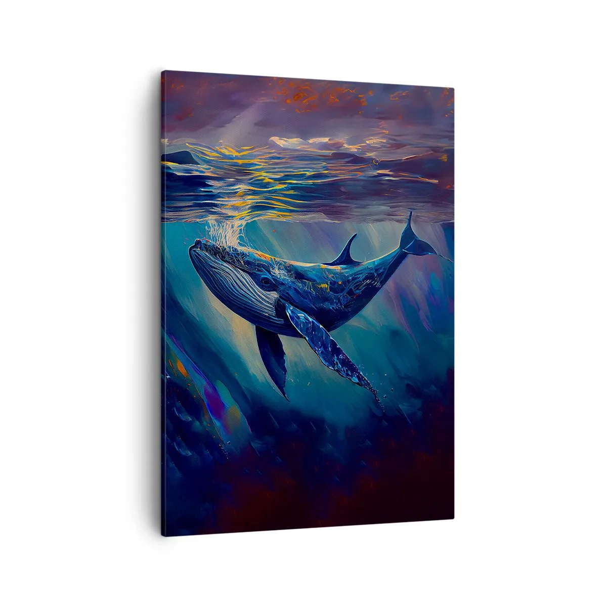 Lærredstryk - Billede på lærred - Velkommen til min verden - 50x70 cm