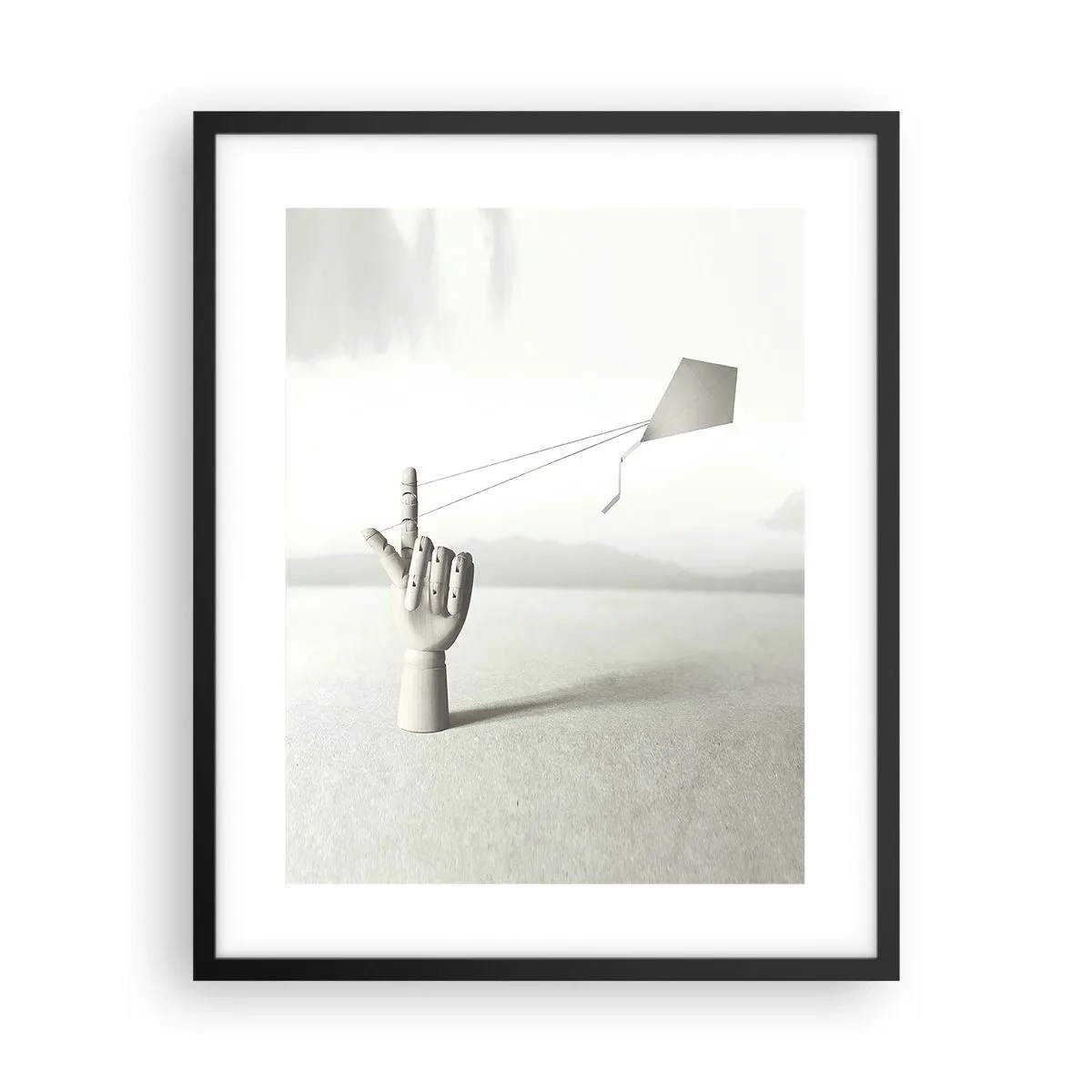 Plakat i sort ramme - Styrkeprøve - 40x50 cm