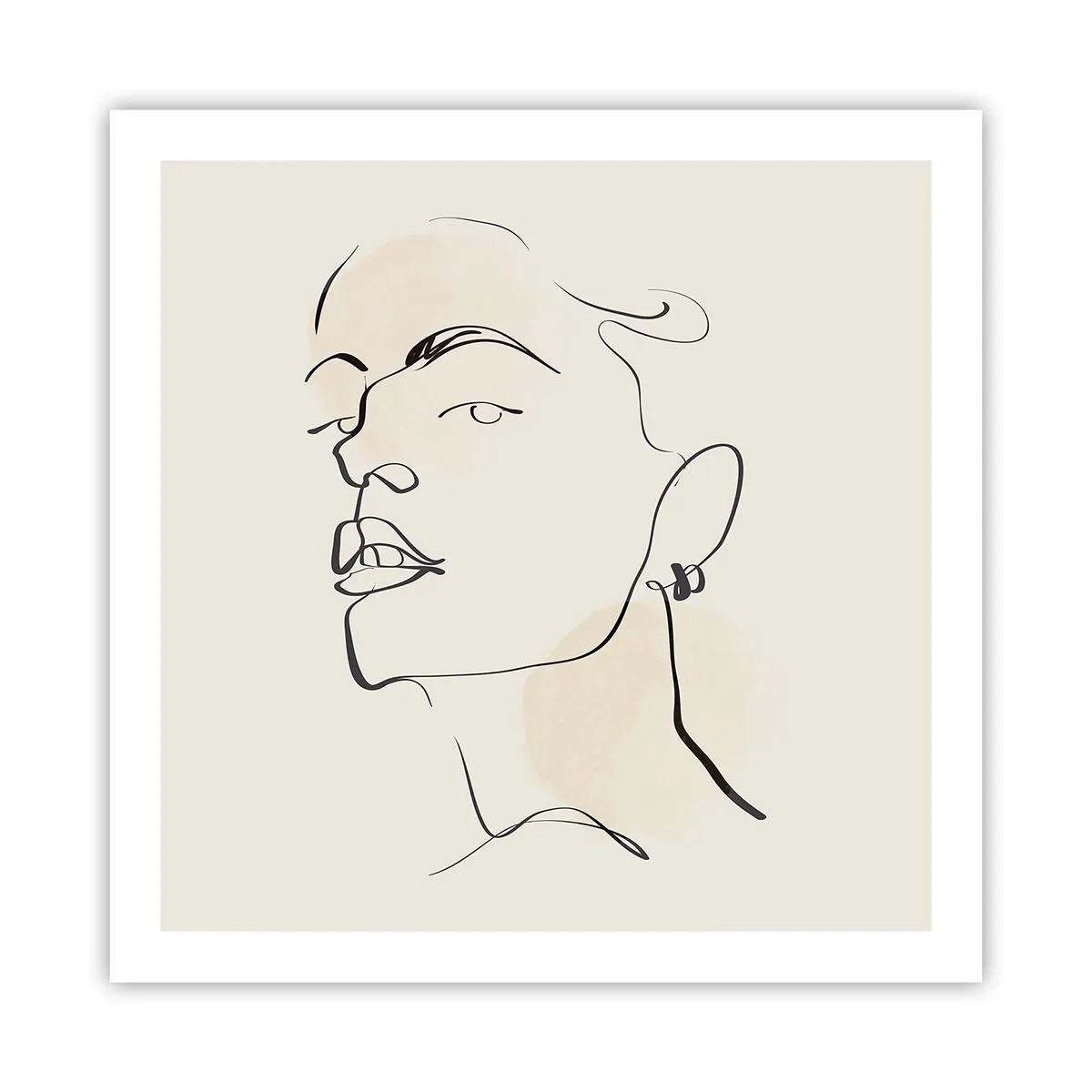 Plakat - Et stolt blik - 60x60 cm