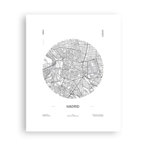Plakat - Madrids anatomi - 40x50 cm