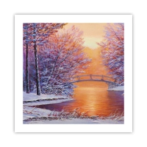 Plakat - Lad os mødes her - 50x50 cm