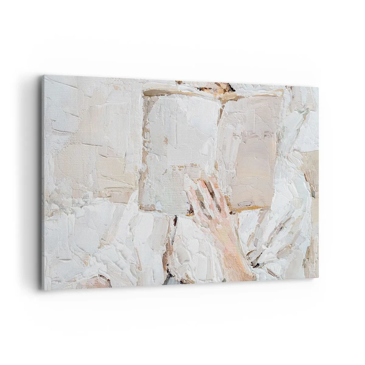 Lærredstryk - Billede på lærred - I en anden verden - 120x80 cm