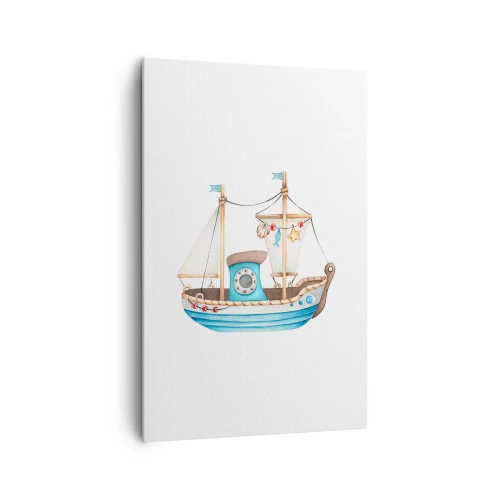 Lærredstryk - Billede på lærred - Ohøj, eventyr! - 80x120 cm