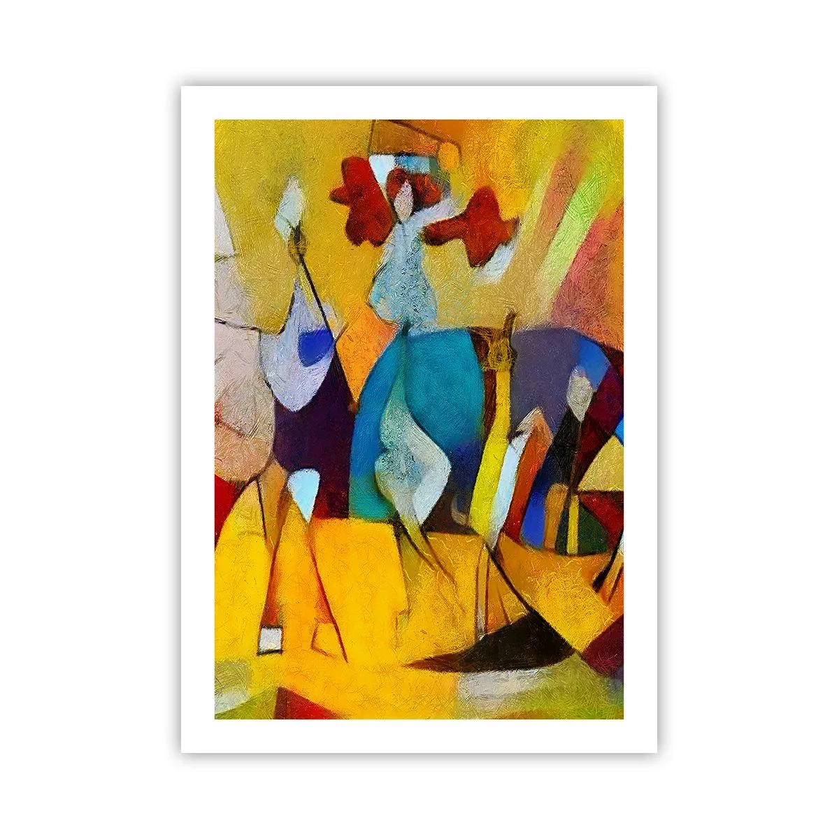 Plakat - Sol - liv - glæde - 50x70 cm