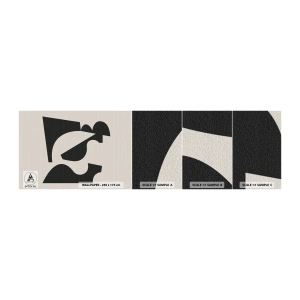 Prøve Fototapet Selvklæbende Deluxe Sticker - Sammensæt din egen - Abstraktion, Boho, Minimalisme - 100x30 cm