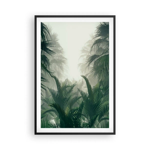 Plakat i sort ramme - Tropisk mysterium - 61x91 cm