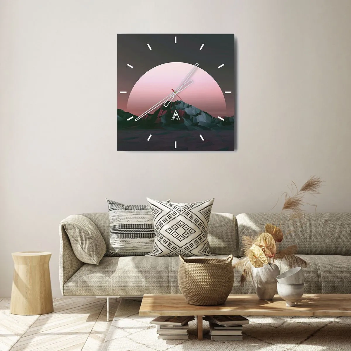 Vægur, Uret - I en nabogalakse - 30x30 cm