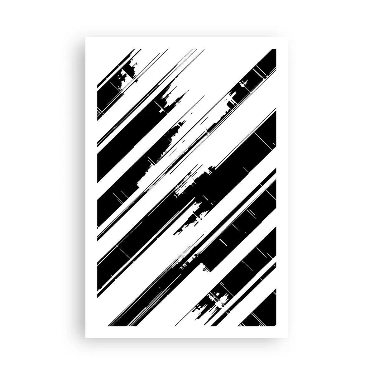 Plakat - Intens og dynamisk komposition - 61x91 cm