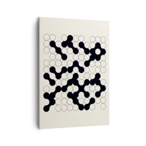 Lærredstryk - Billede på lærred - Kinesisk spil - variation - 50x70 cm
